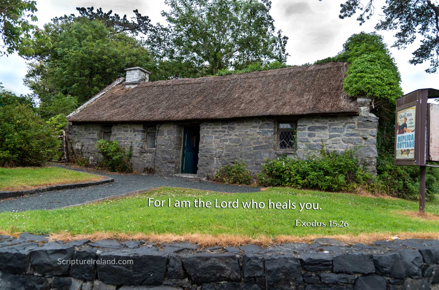 The Quiet Man replica Cottage, Connemara, County Galway
